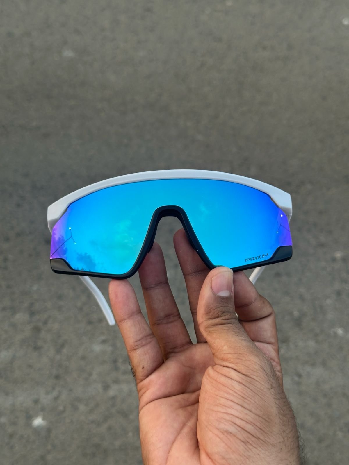 Sports Edition BXTR (White-Blue) UV- 400 Protection - Image 3