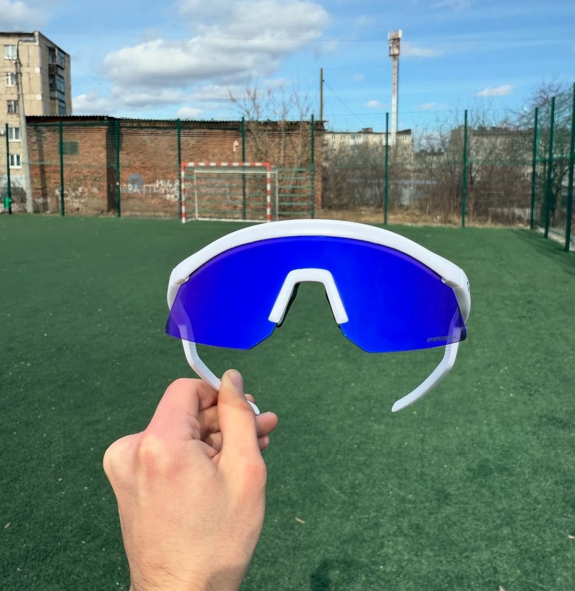 HYDRA Sports Edition (White-Blue) UV- 400 Protection - Image 2