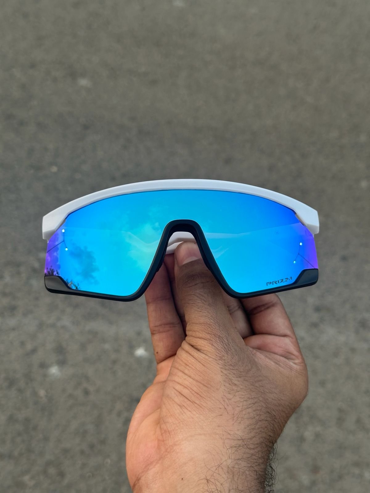 Sports Edition BXTR (White-Blue) UV- 400 Protection - Image 4