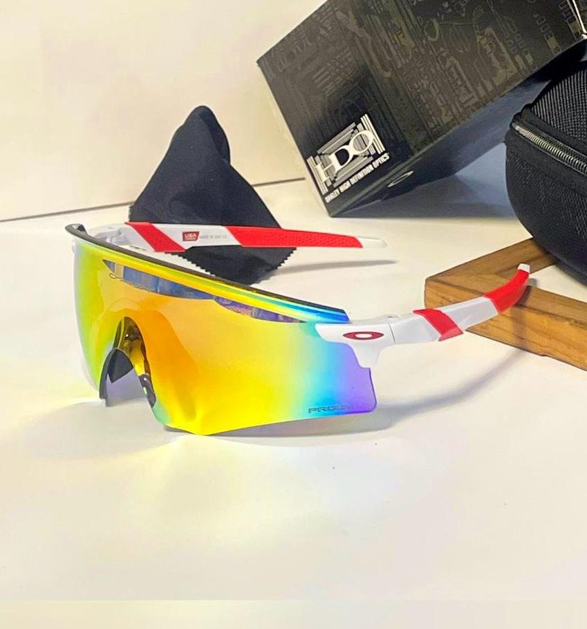 Sports Edition ENCODER (White-Red-Orange) UV- 400 Protection