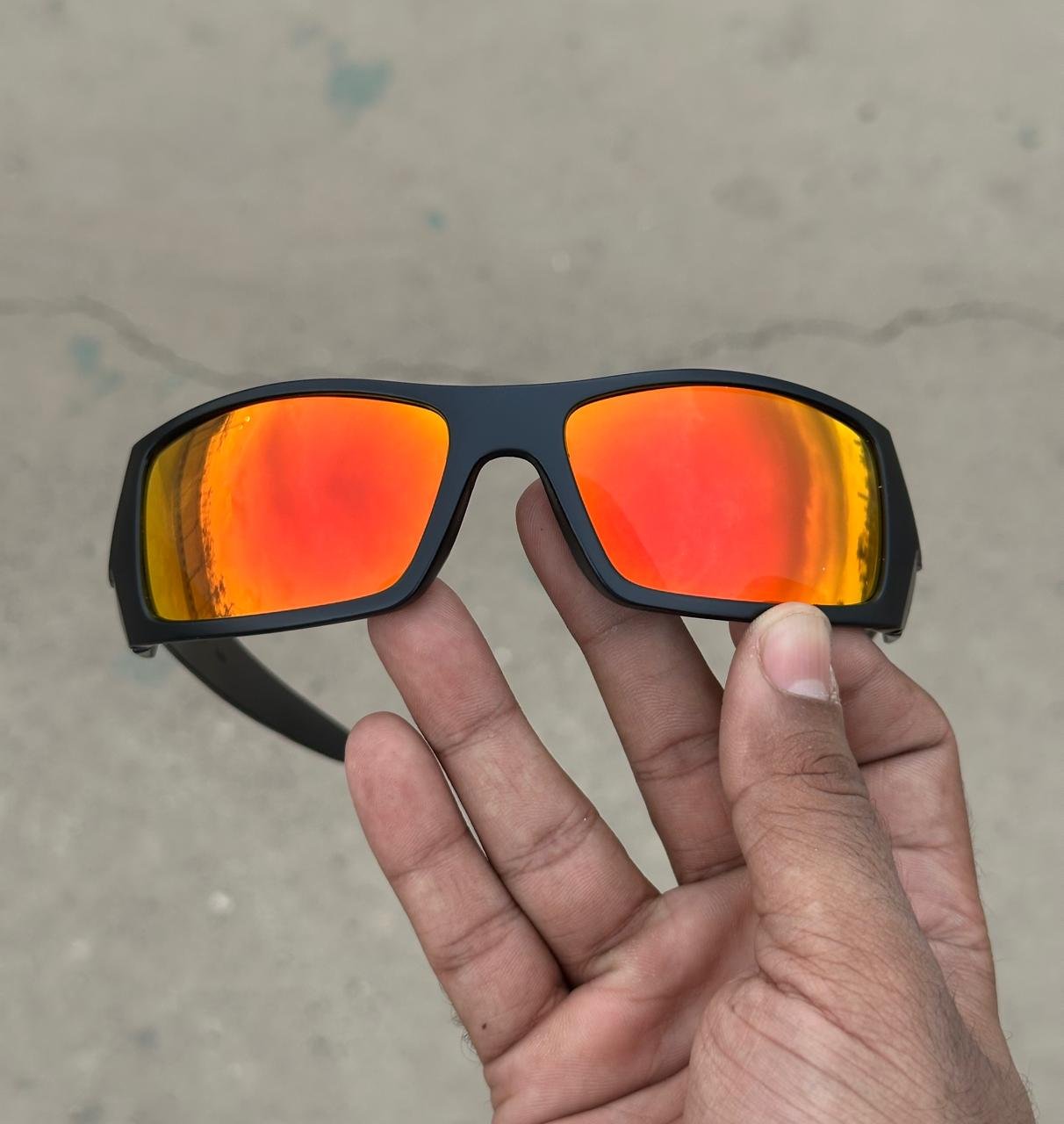 Sports Edition GASCAN (Black-Orange) UV- 400 Protection - Image 3
