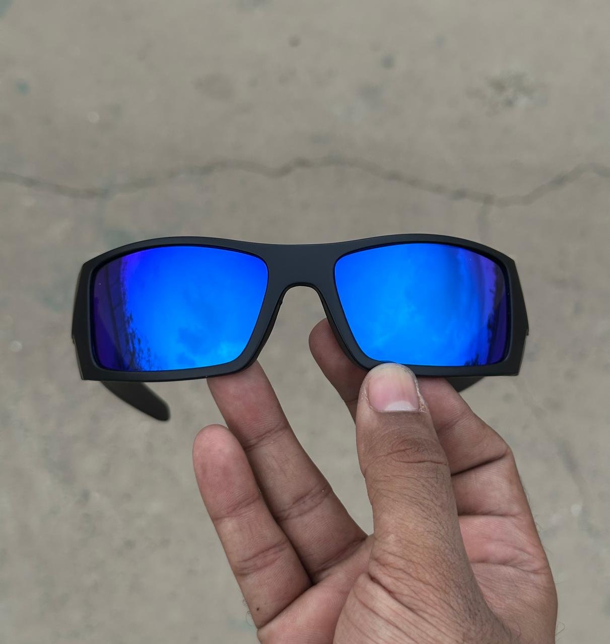 Sports Edition GASCAN (Black-Blue) UV- 400 Protection - Image 3