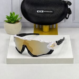 Sports Edition JAW BREAKER (Black,White-Gold) UV- 400 Protection