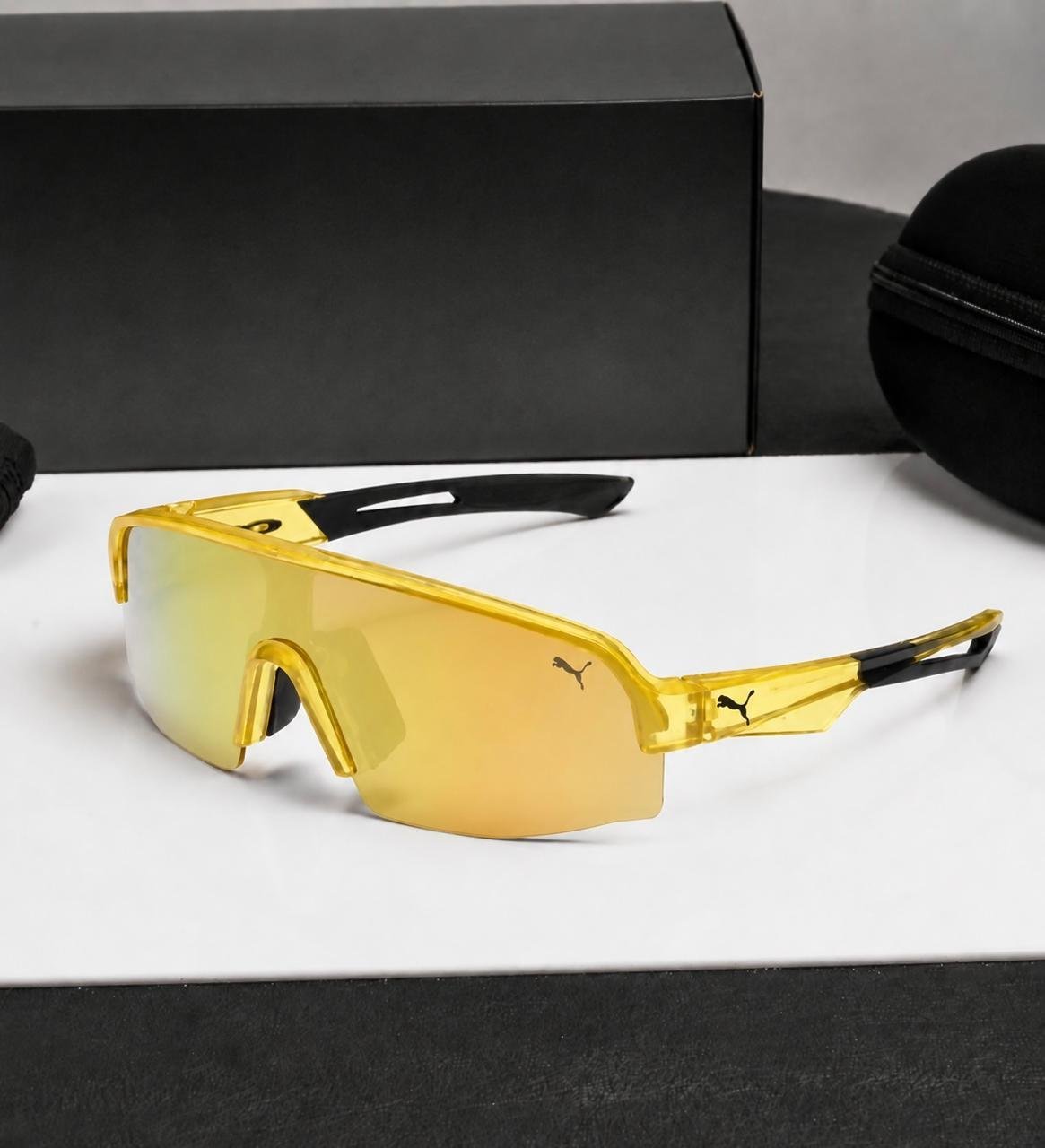 Sports Edition PU4943 (Black-Gold) UV-400 Protection